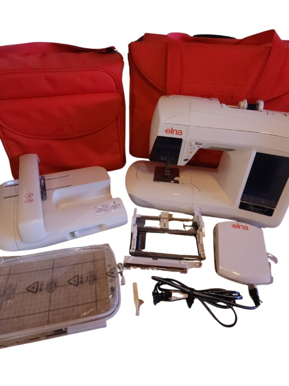 Elna Xquisit II 2 9020 High-End Computerized Sewing and Embroidery Machine